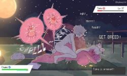 ambiguous_gender anthro ass basket bedding big_breasts big_butt blanket bodily_fluids breast_squish breasts breath campfire camping camping_tent champaanimation champi choker container cum cum_inside dialogue duo ejaculation female femboy forced from_behind_position fungus generation_9_pokemon genital_fluids hair hot_dogging hud humanoid imminent_sex impregnation jewelry long_hair lying male male/female mushroom necklace night nintendo nude nude_female nude_male on_front onomatopoeia ovum panting penetration picnic_basket pokemon pokemon_(species) pounding_ass pussy questionable_consent rape sex side_view size_difference sleep_molestation sleep_sex sleeping sleeping_bag small_breasts sound_effects sperm_cell squish steam steamy_breath text tinkaton vaginal_penetration x-ray_view