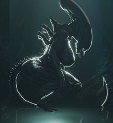 big_ass big_breasts breasts female female_xenomorph huge_ass huge_breasts vensaku xenomorph