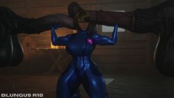 1girls 3d 3d_(artwork) blender blonde_hair blungusr18 bodysuit cock_worship female holding_penis horse horsecock huge_ass huge_cock hyper_penis kneeling lifting male metroid penis penis_awe samus_aran scrag_samus simple_background thick_thighs zoophilia