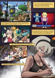 2_antennae 3_toes 5_fingers abs absurd_res accessory advertisement after_transformation aggron alternate_breast_size anal anal_sex anthro backpack bea_(pokemon) beak beard beautifly belt bernardol22 big_breasts black_clothing black_eyes black_hair black_swimwear blonde_hair blue_body blue_exoskeleton blue_hair bodily_fluids bollard bottomwear breaking_news breast_expansion breasts broadcast brown_eyes brown_hair brown_nipples building censored censored_genitalia censored_penis chair chest_lick claws clenched_teeth closed_eyes clothing colored_nails comic constructed_language cum cum_in_vagina cum_inside curly_hair dark_body dark_skin directional_arrow doggy_style dress duo ear_piercing ear_ring eevee eeveelution electronics elemental_manipulation emolga emotionless english_text espeon exoskeleton expansion eyelashes facial_hair fangs feet fellatio female female/female fictional_language fin fingering fingers fire fire_manipulation flying forced fossil_pokemon fountain from_behind_position fur furniture furret furry_tail generation_1_pokemon generation_2_pokemon generation_3_pokemon generation_4_pokemon generation_5_pokemon generation_7_pokemon generation_8_pokemon genital_fluids genitals green_hair green_nipples grey_eyes grey_hair group gym_leader hair handjob hat haunter headband headgear headwear hi_res hug huge_breasts hugging_another human humanoid icon implied_transformation insect_wings journal kidnapping lillipup linoone long_ears machoke male male/female mammal microphone multi_arm multi_limb multi_tail multicolored_body multicolored_fur nails navel nintendo nipple_fetish nipple_fingering nipple_pinch nipple_play nipples nude on_ground one-piece_swimsuit onomatopoeia open_mouth oral orange_body orange_fur orange_hair pale_skin pants pen_(object) penetration penile piercing pinch pink_hair pink_nipples piplup plant pointy_ears pokemon pokemon_(species) pokemorph ponytail pulling_hair purple_body purple_sclera radio_antenna raised_arms rape rear_view red_eyes red_nails ring_piercing round_ears round_nose salazzle saliva saliva_on_tongue scared screaming sex shell shiny_pokemon shirt short_hair shorts sitting sky small_breasts snivy solo sound_effects speech_bubble spiked_shell spikes spikes_(anatomy) spread_arms street swimwear tail teeth text thought_bubble tirtouga toe_claws toes tongue tongue_out topwear torn_clothing torterra touching_hair transformation tree tv_antenna twintails_(hairstyle) two_tone_body two_tone_fur typhlosion unconscious_female undressing vulpix vulva white_body white_chair white_fur wings writing_text xatu yanma yellow_cheeks