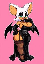 rouge the bat from sonic (series) by kimmythefem