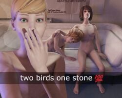 3d 3girls after_sex blonde_hair closed_eyes dorm_room feet fully_nude kate_marsh life_is_strange looking_at_viewer max_caulfield multiple_girls pussy resting sdumpster selfie shocked_expression victoria_chase yuri