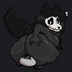 big_ass big_breasts breasts bubble_butt facesitting female furry huge_ass huge_breasts lewdewott scp-1471 scp-1471-a scp_foundation thick_thighs wide_hips