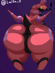 absurd_res ass big_butt female generation_5_pokemon hi_res laika_2 nintendo no_humans pokemon pokemon_(species) scolipede solo thick_thighs