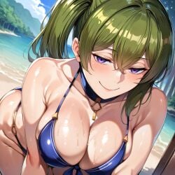 1girls ai_generated alternate_breast_size big_breasts bikini bostin breasts busty curvaceous curvy curvy_body curvy_female curvy_figure female huge_breasts large_breasts nipples sousou_no_frieren sweat sweating sweaty sweaty_body sweaty_breasts swimwear thick_thighs thighs ubel_(sousou_no_frieren) venus_body