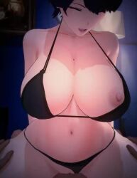 1boy 1girls 3d animated big_breasts bikini black_hair breasts cheating cheating_wife cowgirl_position cum_in_pussy curvaceous curvy female female_on_top giddora giver_pov hentaudio hourglass_figure huge_breasts huge_cock human komi-san_wa_komyushou_desu komi_shuuko large_breasts light-skinned_female light-skinned_male longer_than_30_seconds male male_pov mature_female milf moaning mp4 netorare nipples ntr panties_aside penis pov pov_eye_contact pussy riding_penis sex short_hair slim_waist sound swimsuit thick_thighs thighs uncensored vaginal_penetration video vixxenva voice_acted wide_hips