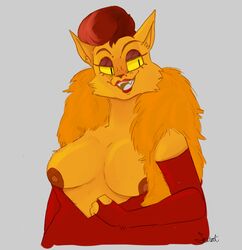 ally_cassandra anthro breasts bubsy_(series) feline female