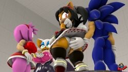 1boy 3d 3d_(artwork) 3d_model 3girls amy_rose anthro archie_comics ass bat big_ass big_breasts big_butt black_hair black_nose blue_body blue_fur blue_hair blue_skin breasts bubble_ass bubble_butt cat_ears cat_tail catgirl cleavage clothed clothing curvy curvy_body curvy_figure dress eulipotyphlan eyelashes feline from_behind fur furry gloves green_eyes groping_ass group hand_on_ass hand_on_butt headwear hedgehog honey_the_cat kyosaeba large_breasts looking_back male mammal mobian mobian_(species) mobian_bat orange_eyes panties pink_body pink_fur pink_hair pink_skin rouge_the_bat sega short_hair skin_tight skirt sonic_(series) sonic_adventure_2 sonic_the_fighters sonic_the_hedgehog sonic_the_hedgehog_(archie) sonic_the_hedgehog_(comics) sonic_the_hedgehog_(series) spiky_hair suprised tail tan_body thick_ass thick_thighs thighhighs thighs twintails unaware upskirt video_game white_hair yellow_body yellow_fur yellow_skin