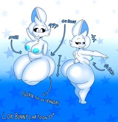 1girls anthro areolae ass barefoot big_ass breasts completely_nude completely_nude_female female female_only full_body furry lagomorph lok_bunny lokbunny17 naked naked_female nipples nude nude_female pussy rabbit solo solo_female