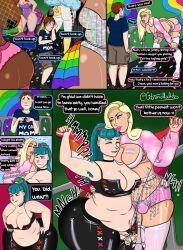 age_difference alternative_fashion angry_expression bbw bbw_mom big_ass big_belly big_breasts blonde_hair blue_hair booty_shorts bulge_through_clothing citronarts cleavage cleavage_cutout degradation discipline facesitting fat femdom humiliation incest larger_female latex_clothing mean milf mommy mommy_kink mother_and_son muffled_scream muffled_speech overweight piercings pride pride_color_clothing public_humiliation size_difference smaller_male smothering smothering_ass submissive_male thick_thighs tight_clothing trapped trapped_in_butt weak_male