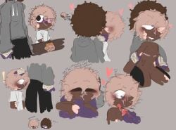 blowjob breeding deep_penetration deepthroat deepthroat_no_hands five_nights_at_freddy's fnaf giving_head male_only mastectomy_scar michael_afton necrophilia original_character rough_sex tongue_kiss