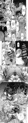 cheating death gore interrupted male_death manga monochrome multiple_panels netorare ntr orc orc_male tagme