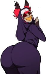 1boy alastor_(hazbin_hotel) anthro ass_focus big_ass big_butt blackwhiplash bubble_ass bubble_butt butt_focus bwl crossdressing demon edit fat_ass fat_butt femboy fully_clothed hazbin_hotel hips huge_ass huge_butt humanoid large_ass large_butt looking_at_viewer looking_back male male_only no_humans non-human non-human_only nun rear_view solo solo_male thick_ass thick_butt transparent transparent_background wide_hips