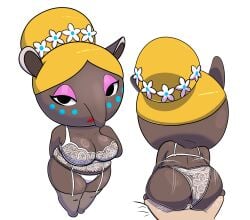 2024 animal_crossing anthro anthro_focus anthro_penetrated anus ass blonde_hair bra breasts cleavage clothed clothed_sex clothing clothing_aside curvy_figure duo faceless_character faceless_human faceless_male female female_focus female_penetrated garter_belt garter_straps genitals grey_body hair hair_bun hi_res human human_on_anthro human_penetrating human_penetrating_anthro human_penetrating_female impstripe interspecies lingerie looking_at_viewer luna_(animal_crossing) male male/female male_penetrating male_penetrating_anthro male_penetrating_female mammal nintendo on_bottom on_top panties panties_aside penetration penile penile_penetration penis penis_in_pussy proboscis_(anatomy) pussy reverse_cowgirl_position sex short_stack simple_background solo_focus tapir trunk_(anatomy) underwear underwear_aside vaginal_penetration white_background white_bra white_clothing white_panties white_underwear