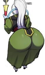 angel big_ass blackwhiplash blue_skin blue_skinned_female bwl dragon_ball dragon_ball_super edit female huge_ass large_ass third-party_edit vados voluptuous voluptuous_female