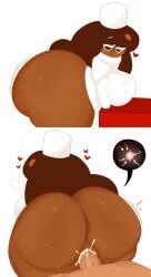 1girls 2koma anus_peek ass bending_over big_ass big_penis bottomless breasts breath cocoa_cookie cookie_run cum cum_in_pussy cum_inside female female_penetrated from_behind heart huge_ass huge_breasts huge_butt impregnation male/female precum presenting pussy pussy_juice seductive sex sex_from_behind side_view sperm_cell submissive_female sweaty_ass thick_thighs vaginal_penetration x-ray