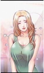 beautiful_girl cute cute_face fully_clothed manhwa sleeveless_shirt smile