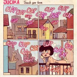 albo clapping_ass clapping_cheeks comic jucika jucika_(comic) loud_sex noticing outdoor_sex