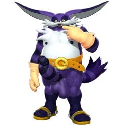 1boy 3d 3d_(artwork) anthro balls belly belt big_belly big_penis big_the_cat domestic_cat enormous_penis erection fat fat_belly fat_male feet felid feline furry furry_male furry_only genitals gloves huge_cock humanoid_genitalia humanoid_penis large_penis looking_at_penis looking_down looking_down_at_penis makioria male male_nipples male_only mammal mature mature_male nipples obese obese_male open_mouth overweight overweight_male penis purple_skin sandals sega solo solo_focus solo_male sonic_(series) sonic_the_hedgehog_(series) tail testicles transparent_background