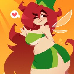 1girls ass betilla_(rayman) big_ass breasts chubby female legendofnerd rayman_(series) tagme