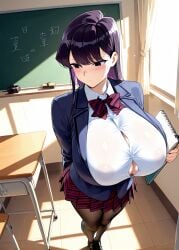 1girls ai_generated alternate_ass_size alternate_body_type alternate_breast_size alternative_bust_size beautiful beautiful_female beautiful_girl beauty below_view black_hair breasts breasts_bigger_than_head cleavage clothed clothing elisabeth_cheria eyes female female_focus female_only from_below gigantic_breasts high_quality high_resolution huge_breasts hyper hyper_breasts komi-san_wa_komyushou_desu komi_can't_communicate komi_shouko large_breasts long_hair massive_ass massive_breasts massive_thighs massive_tits mommy mommy_milker mommy_milkers open_clothes open_eyes patreon patreon_username purple_eyes sexy_body smooth_skin solo solo_female solo_focus stretched_clothing sweet tight_clothing voluptuous