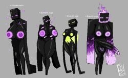 big_breasts enderman enderwoman female futa ggez2341 minecraft minecraft_dungeons monster_girl tagme tagme_(character)