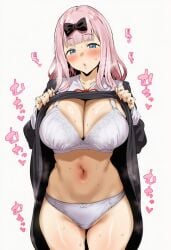 1girls ai_generated female fujiwara_chika kaguya-sama_wa_kokurasetai_~tensai-tachi_no_renai_zunousen~ light-skinned_female light_skin pale-skinned_female pale_skin