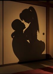 3d ai ai-created ai_art ai_assisted ai_generated arms_around_neck arms_around_partner asian_female assassin black_male candle candlelight carl_johnson couple couple_(romantic) cowgirl_position crossover dark-skinned_male dead_or_alive eastern_and_western_character female_on_top gangster grabbing_ass grand_theft_auto grand_theft_auto:_san_andreas hand_on_ass hands_on_waist holding_ass holding_partner holding_waist hugging implied_nudity implied_sex interracial japan kasumi_(doa) koei_tecmo kunoichi light-skinned_female looking_at_another looking_at_partner lotus_position love_making lovers lust lustful_gaze making_love muscular_male night nighttime ninja ninja_gaiden nipples ponytail riding_cock riding_penis rockstar_games romantic romantic_ambiance shadow shadow_sex shadows silhouette silhouette_sex staring_at_another straddling straddling_lap team_ninja upright_straddle wowzerspowzers
