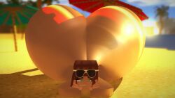 1girls 3d 3d_animation animated ass ass_bigger_than_head ass_bigger_than_torso ass_clapping ass_focus beach big_ass blinking bottom_heavy bubble_butt cheyenne_quinn clapping_cheeks cuteskyler enormous_ass fat_ass female female_only gigantic_ass huge_ass hyper hyper_ass jiggle jiggling_ass large_ass laugh laughing looking_at_viewer lying lying_on_stomach massive_ass mine-imator minecraft nude nude_female outdoors smile solo sound sunglasses sunglasses_on_head tagme thick_ass twerking video wobbling_ass