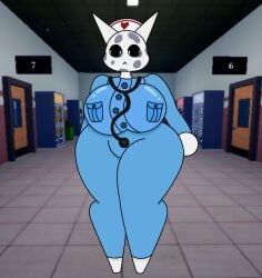 1girls 2026 alternate_version_at_source alternate_version_available animal_hospital anthro clothed clothing female female_only furry furry_female furry_only head_nurse_(animal_hospital) novice_nsfw roblox tagme