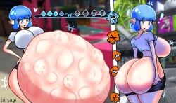 ass_expansion breast_expansion digested digested_prey digestion_noises huge_ass huge_breasts inkling inkling_girl mass_vore multiple_prey same_size_vore soft_vore splatoon splatoon_(series) struggling struggling_prey unwilling unwilling_prey unwilling_vore vore vore_belly