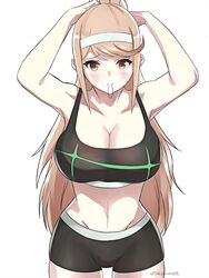 mythra (xenoblade) from nintendo by the kingdude