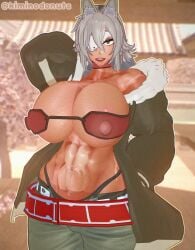 1girl 3d 3d_(artwork) 3d_model 3d_render abs anime_character areolae athletic_female belly belly_bulge belly_button belt big_areola big_boobs big_breasts big_hips big_nipples breasts breasts_bigger_than_head busty busty_female cat_ears catgirl chiseled_abs chiseled_body cleavage collarbone curvy curvy_body curvy_figure female female_focus female_only fit_female ghislaine_dedoldia gigantic_breasts grey_hair hips hoodie hourglass_figure huge_breasts jacket kiminodonuts koikatsu large_areolae large_boobs large_breasts large_tits looking_at_viewer massive_breasts muscular_female mushoku_tensei nipple_bulge plump_breasts puffy_areola puffy_nipples round_breasts solo solo_female solo_focus tagme thick thick_hips thin_waist thong tits toned_body toned_female toned_stomach voluptuous voluptuous_body voluptuous_female wide_hips