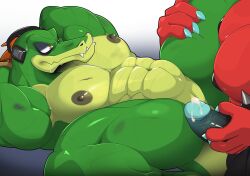 2026 2boys 2males abs anal anal_penetration anal_sex anthro anthro_on_anthro anthro_only anthro_penetrated anthro_penetrating anthro_penetrating_anthro anthrofied claws completely_nude completely_nude_male crocodile crocodilian crocodylid digital_drawing_(artwork) digital_media_(artwork) duo duo_focus erect_penis erection finger_claws gay gay_male gay_sex glans headphones humanoid_genitalia humanoid_penis imminent_penetration imminent_sex male male/male male_anthro male_only male_penetrated male_penetrating male_penetrating_male muscles muscular muscular_anthro muscular_male navel nipples nude nude_male pecs pectorals penetrating penetration penile penile_penetration penis penis_in_ass sex slit sonic_(series) sonic_the_hedgehog_(series) submissive submissive_male tied_hands vector_the_crocodile zaqiizawa zavok