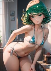 1girls 2d ai_generated ass big_ass big_butt bikini bikini_bottom bikini_top curly_hair curvaceous curvaceous_female curvaceous_figure curvy curvy_figure eyelashes eyeshadow green_hair high_quality hourglass_figure light-skin light-skinned_female lips mature mature_female mature_woman medium_breasts medium_hair milf mommy nero100 one-punch_man outdoors outside pale-skin pale-skinned_female perky_breasts posing sagging_breasts seductive seductive_look sexy_pose small_breasts stable_diffusion swimsuit swimwear tagme tatsumaki thick_ass thick_butt thick_thighs thighs tits wide_hips