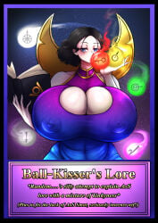 1girls alternate_version_available ball-kissers_lore balls big_breasts black_hair blue_clothes blue_clothing blue_dress blue_eyes boob_window book breasts_bigger_than_head cleavage cleavage_window exposed_shoulders facing_viewer female gold gold_trim gradient gradient_clothes gradient_clothing gradient_dress grimoire happykon headress kissing mage magic magic_user nipple_bulge nipple_outline nipples_outline nipples_visible_through_clothing orb orbs purple_clothes purple_clothing purple_dress skin_tight skin_tight_clothes skin_tight_dress skin_tight_outfit skintight_clothes skintight_clothing skintight_dress smooch smooching solo sparkles sparkly sparkly_dress spellcaster suggestive tome upperboob viewed_from_front warhammer_(franchise) warhammer_age_of_sigmar wide_hips wizard