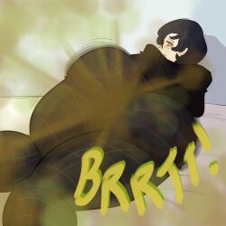1boy big_ass embarrassed fart fart_fetish joker_(persona) male_only persona persona_5 ren_amamiya