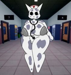1girls 2026 alternate_version_at_source alternate_version_available animal_hospital anthro female female_only furry furry_female furry_only head_nurse_(animal_hospital) novice_nsfw nude nude_female roblox tagme