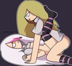 ahe_gao ahegao_face blonde_female blonde_hair blue_eyes cum cum_in_pussy cum_inside female fhs fhsz3r0 fnafhs fnafhs_z3ro fnafhsrule34 fnafhsxxx futa_on_female futanari intersex joy_(fnafhs) mangle_(fnafhs) meg_(fnafhs) missionary missionary_position naked naked_female naked_futa naked_girl naked_girls phantasgoria school_uniform schoolgirl side_fuck side_sex side_view vaginal_insertion vaginal_penetration vaginal_sex white_hair yellow_eyes
