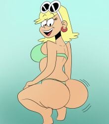 ass ass_focus ass_shake bubble_butt leni_loud the_loud_house thicc-verse