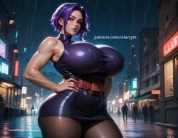 1girls ai_generated alternate_breast_size background_characters big_ass big_breasts curvy dress female huge_breasts lady_nagant my_hero_academia pantyhose solo_focus stable_diffusion thick_thighs vilacrym wide_hips