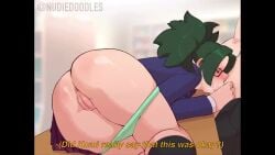 1boy 1girls affair animated anus ass blowjob breasts cheating cheating_boyfriend cuck cuckquean english_text english_voice_acting fellatio female glasses green_hair himiko_agari komi-san_wa_komyushou_desu male missmauveva moaning_on_cock mp4 netorare ntr nudiedoodles oral panties panties_around_leg penis pussy school_uniform shorter_than_30_seconds skirt slurp sound tadano_hitohito tagme unfaithful video voice_acted