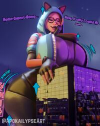 3d 3d_(artwork) apokailypseart big_ass big_breasts big_hips comic fortnite fortnite:_battle_royale giantess huge_ass huge_breasts huge_hips lynx_(fortnite) tagme wide_ass wide_hips