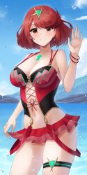 breasts doiparuni female female_only pyra red_hair short_hair tagme white_skin xenoblade_(series) xenoblade_chronicles_2