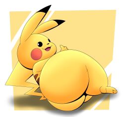 ass ass_focus fully_naked fully_nude laying laying_back laying_down laying_on_floor laying_on_ground laying_on_side looking_at_viewer looking_back looking_back_at_viewer lying lying_down lying_on_floor lying_on_ground lying_on_side nintendo no_humans pikachu pokemon pokemon_(species) presenting presenting_anus presenting_ass presenting_butt tepigfan101 thumbs_up