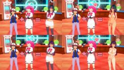 3d deqv7 fusion fusion_character futanari jessie_(pokemon) pokemon pokemon_(species) satoshi_(pokemon) transformation