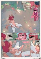 1girls anthro balls breasts comic female funkybun furry horsecock masturbation penis precum tagme