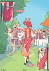 1girls anthro balls bulge comic female funkybun furry horsecock penis tagme