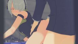 1boy 3d anby_demara animated ass bare_shoulders blush clothed_sex doggy_style female great_celacanto_(gcelacanto/inmortalgreat) lecheryamoreva opennsfwsp rougenine sex sex_from_behind skirt sound tagme video zenless_zone_zero