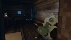 3d balls big_balls big_breasts big_penis big_thighs breasts cassette_goon futanari huge_breasts huge_cock musk musky_cock penis solo solo_futa thick_thighs vrchat vrchat_avatar